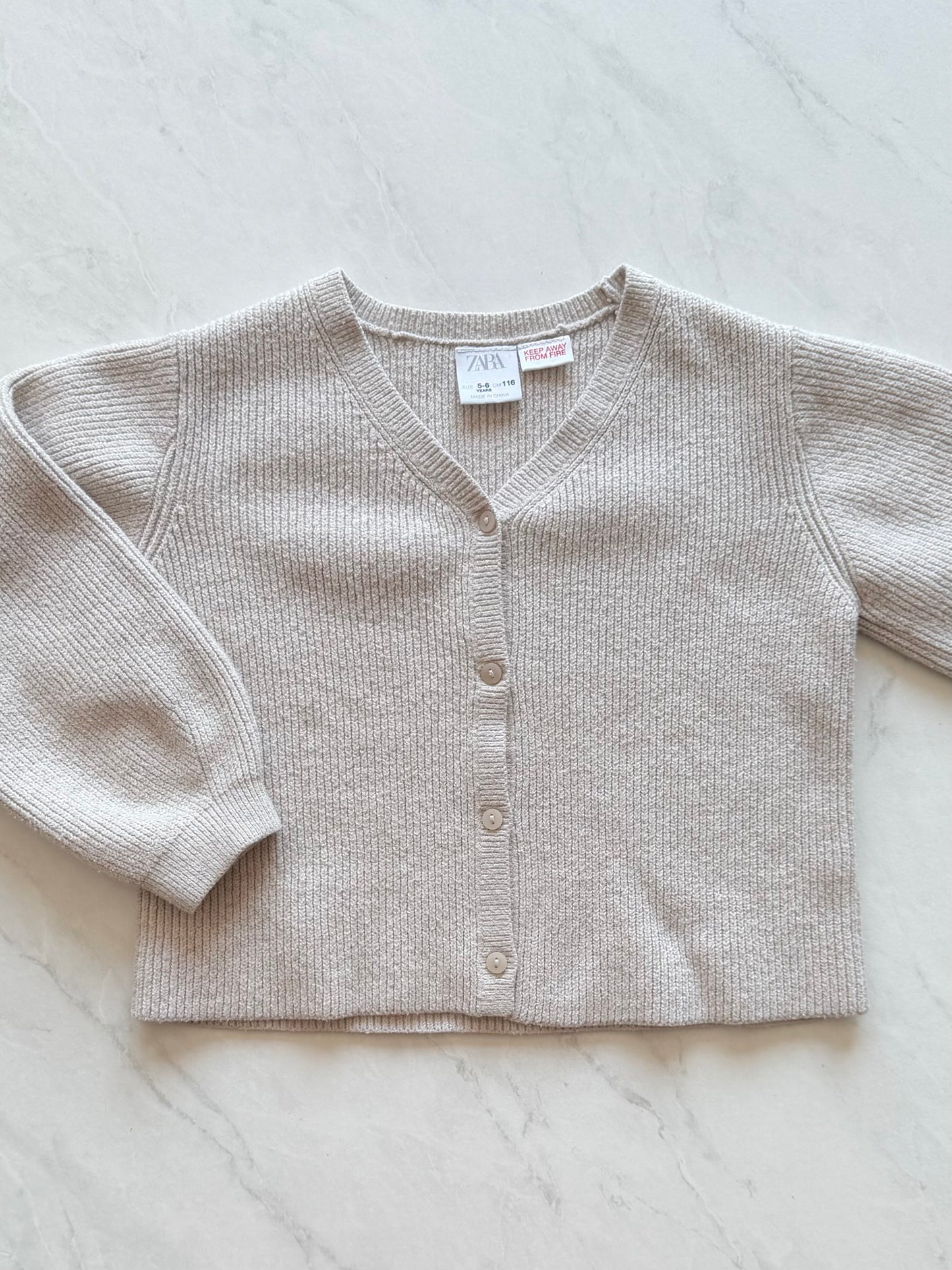 *Imparfait* Veste en mailles - Zara - 5-6 ans