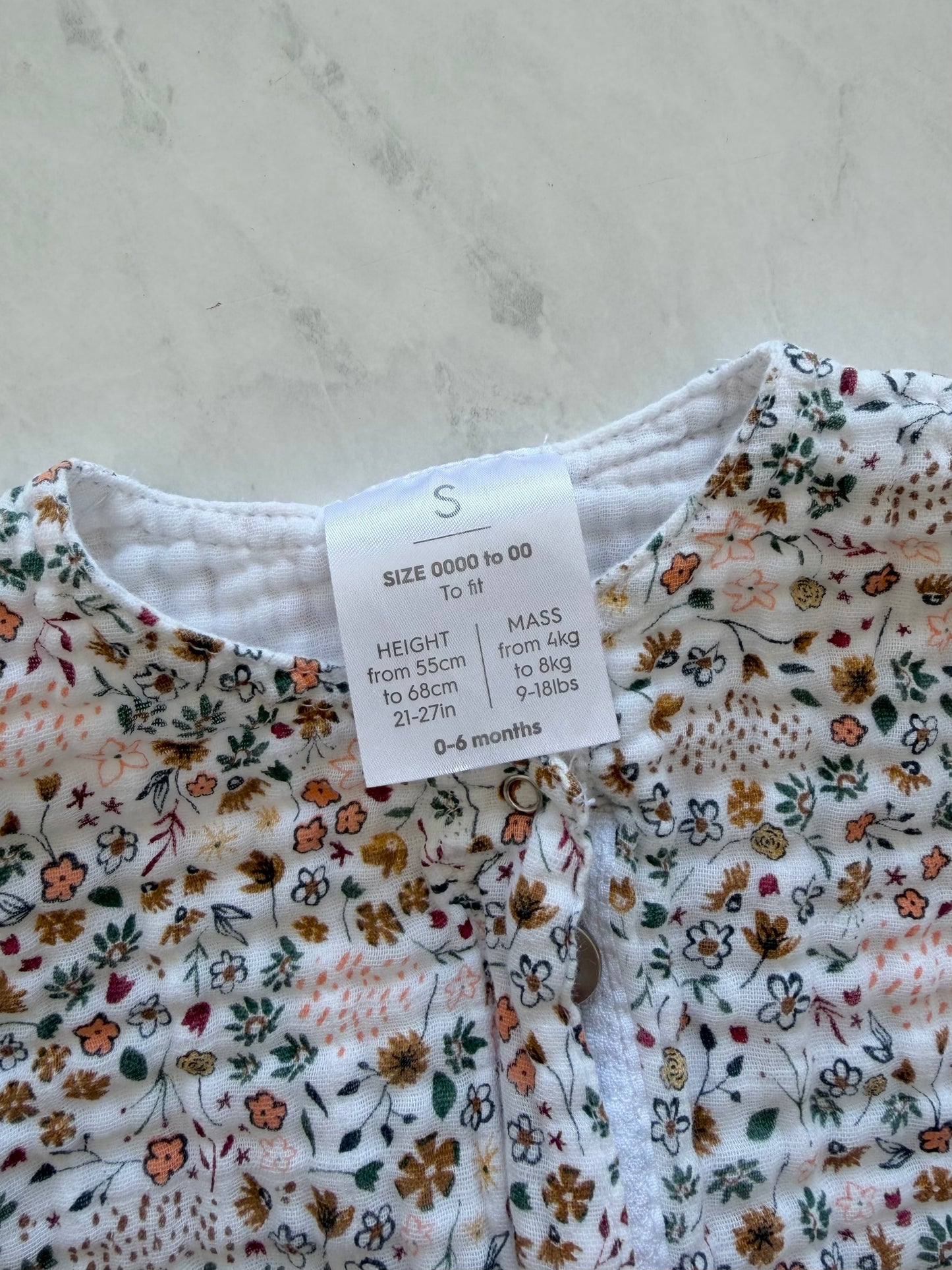 Dormeuse en mousseline - Little Unicorn - 0-6 mois