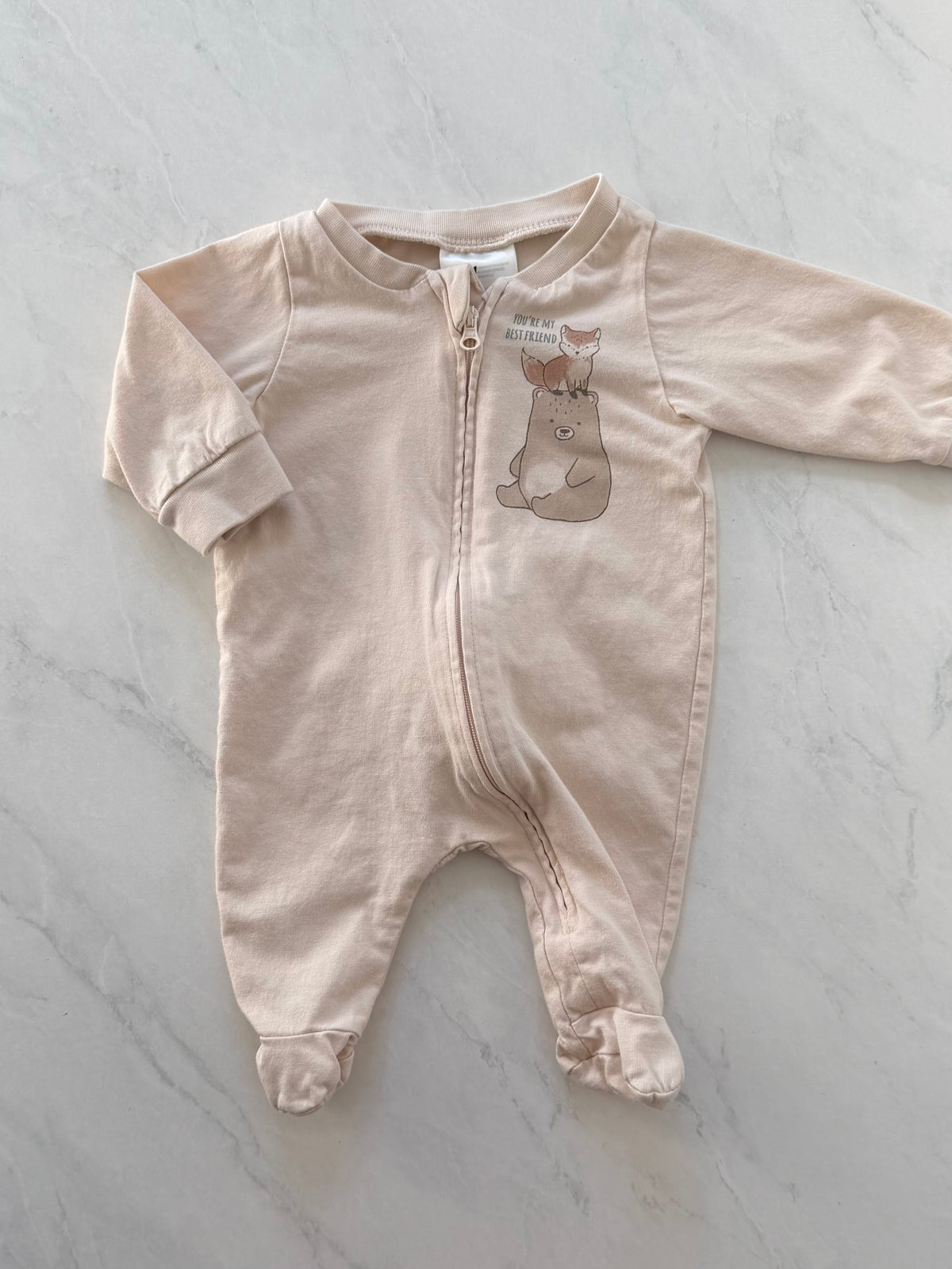 Pyjama à pattes - H&M - 0-1 mois