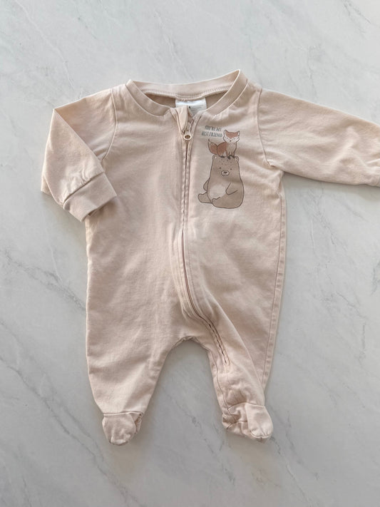 Pyjama à pattes - H&M - 0-1 mois