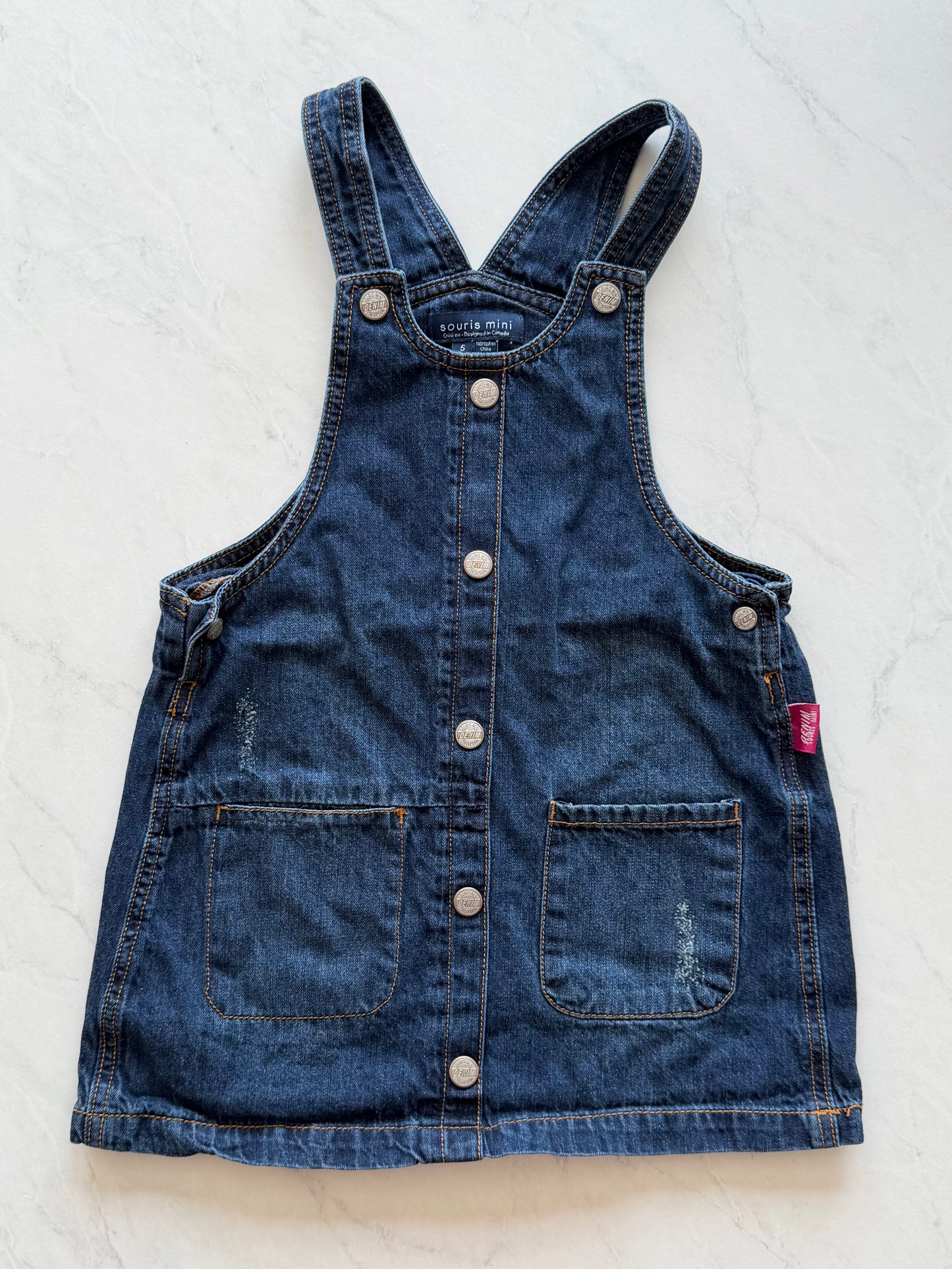 Robe salopette - Souris Mini - 5 ans