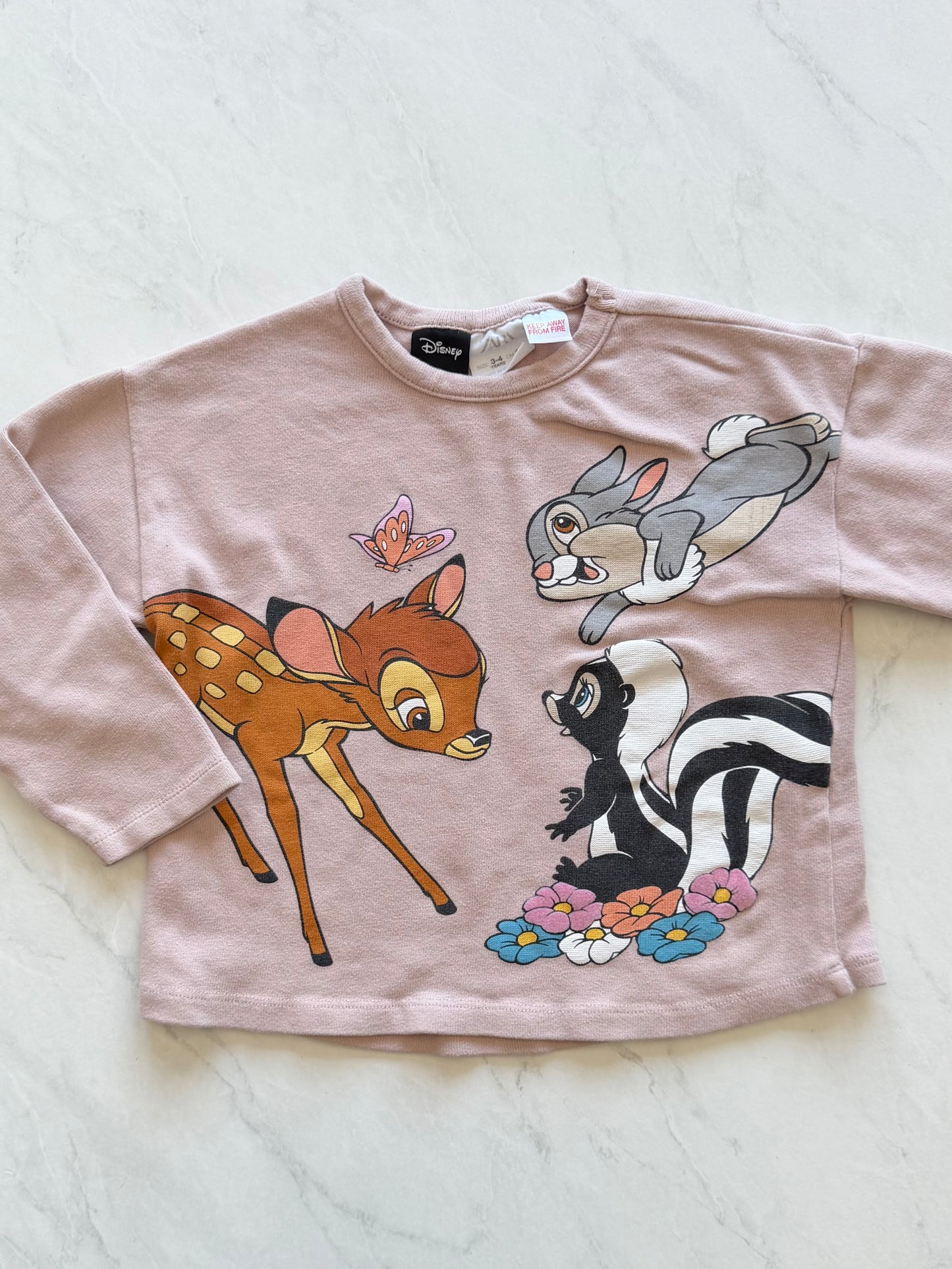 Chandail manches longues - Zara X Disney - 3-4 ans