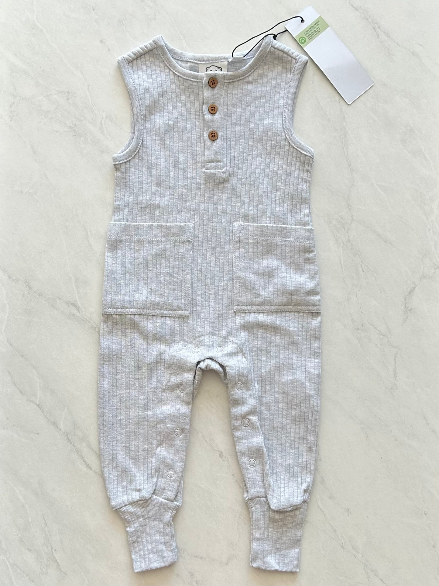 NEUF Combinaison en coton bio - Caleb - 3 mois