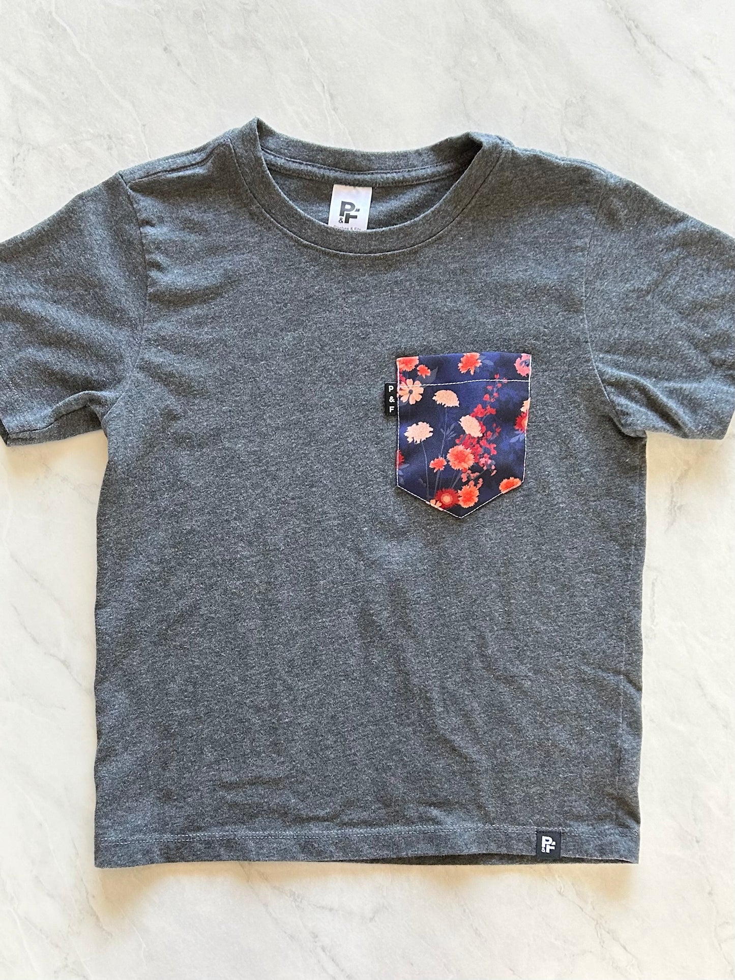 T-shirt - Poche & fils - Small (6-8 ans)