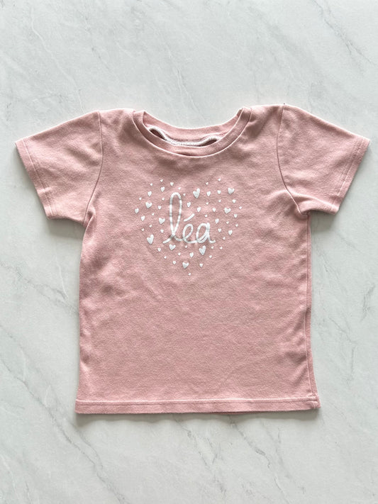 T-shirt personnalisé « Léa » Balloune design - 2T