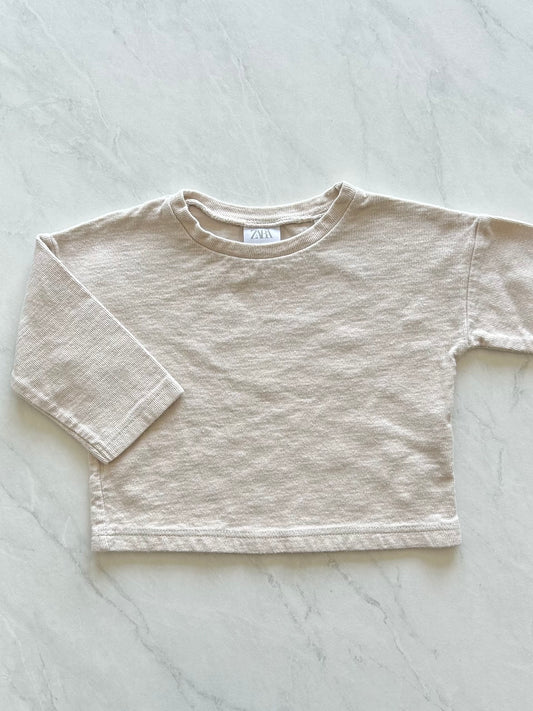 *Imparfait* Chandail manches longues - Zara - 9-12 mois
