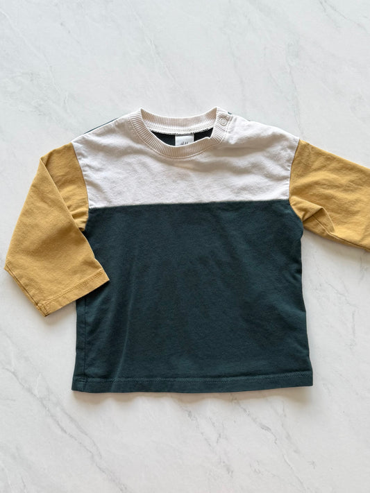*Imparfait* Chandail manches longues - H&M - 6-9 mois