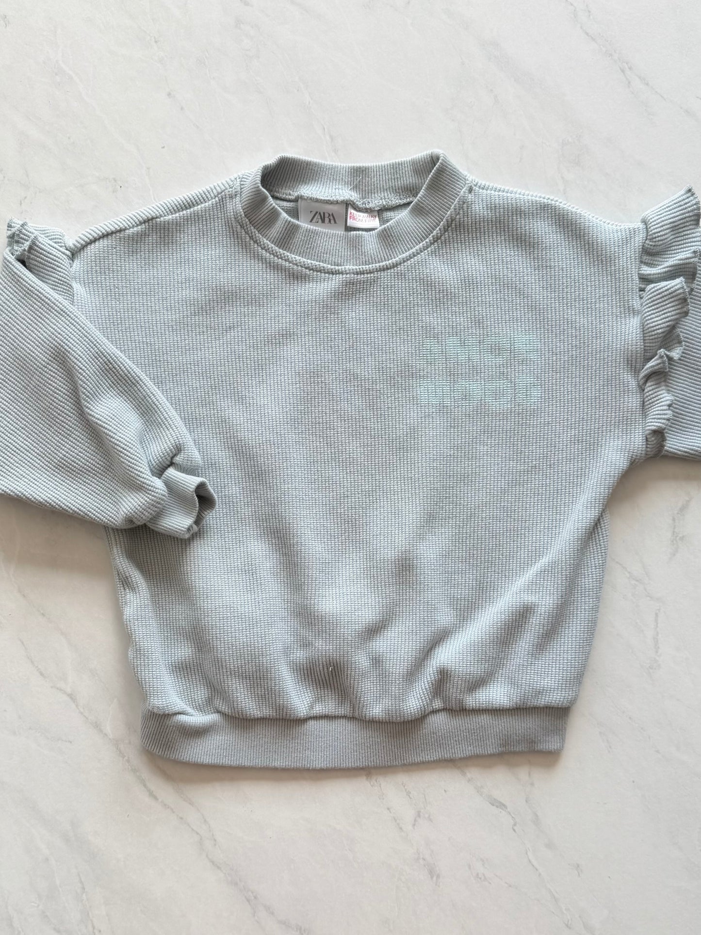 Crewneck en tissus gaufré - Zara - 3 ans