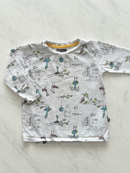 *Imparfait* Chandail manches longues - Souris Mini - 9-12 mois