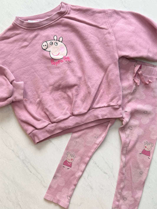 *Imparfait* Ensemble 2 pièces - Zara X Peppa Pig - 4 ans