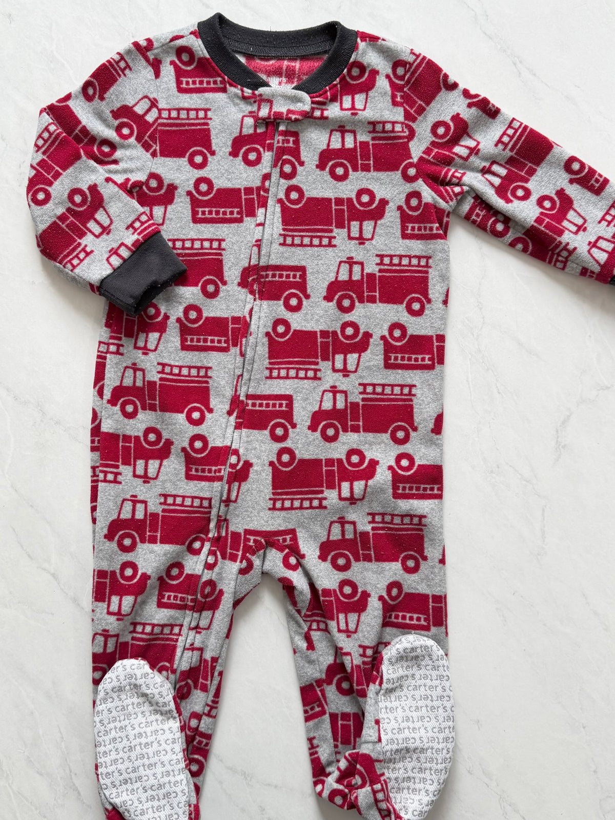 Pyjama à pattes en polar - Carters - 18 mois (légèrement mousseux)
