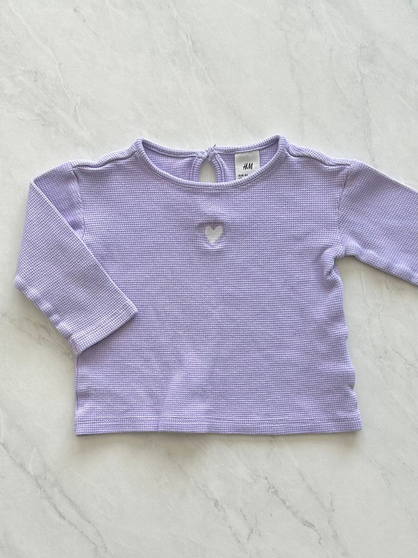 Chandail en tissus gaufré - H&M - 9-12 mois