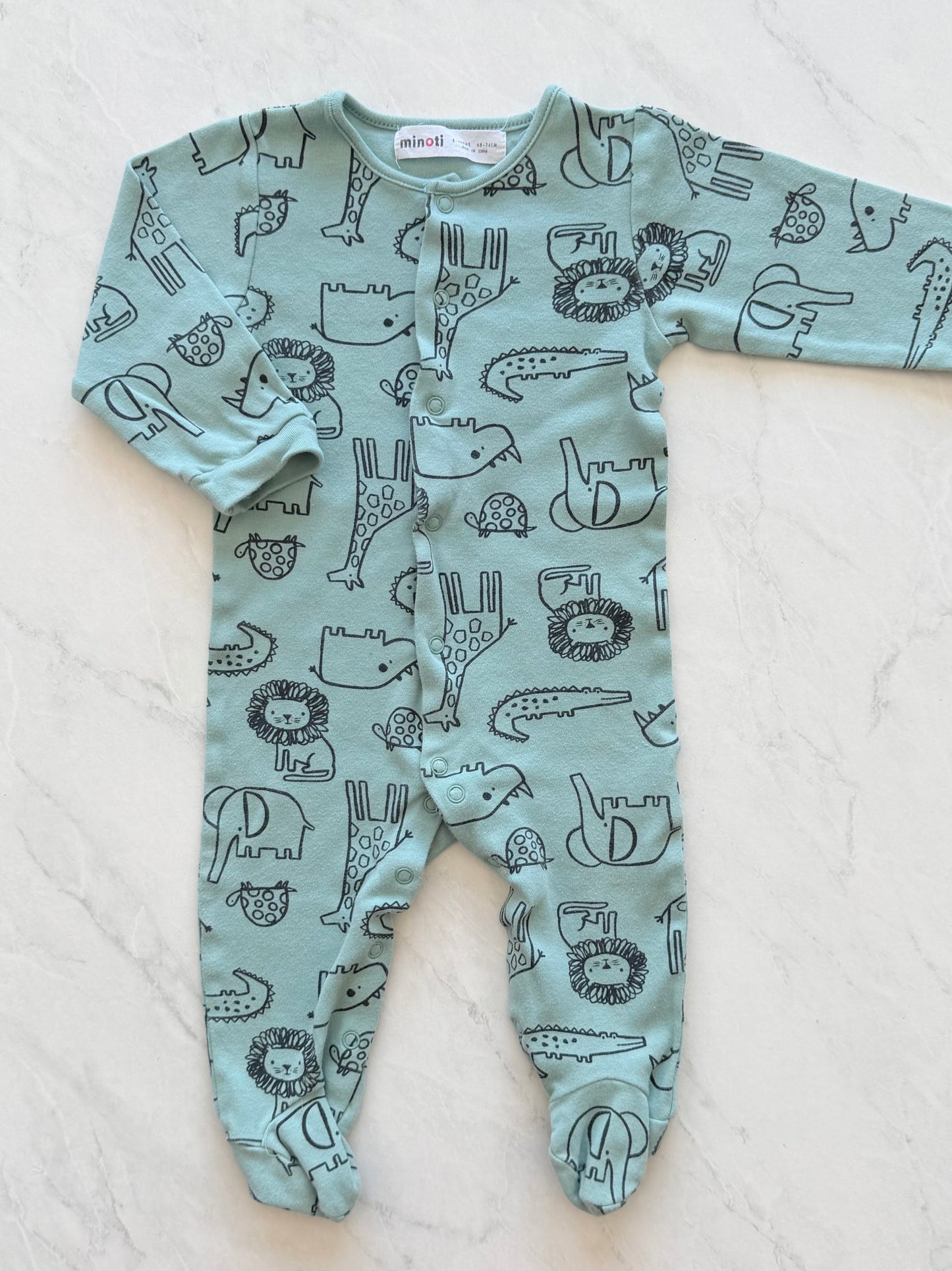 Pyjama à pattes - Minoti - 6-9 mois