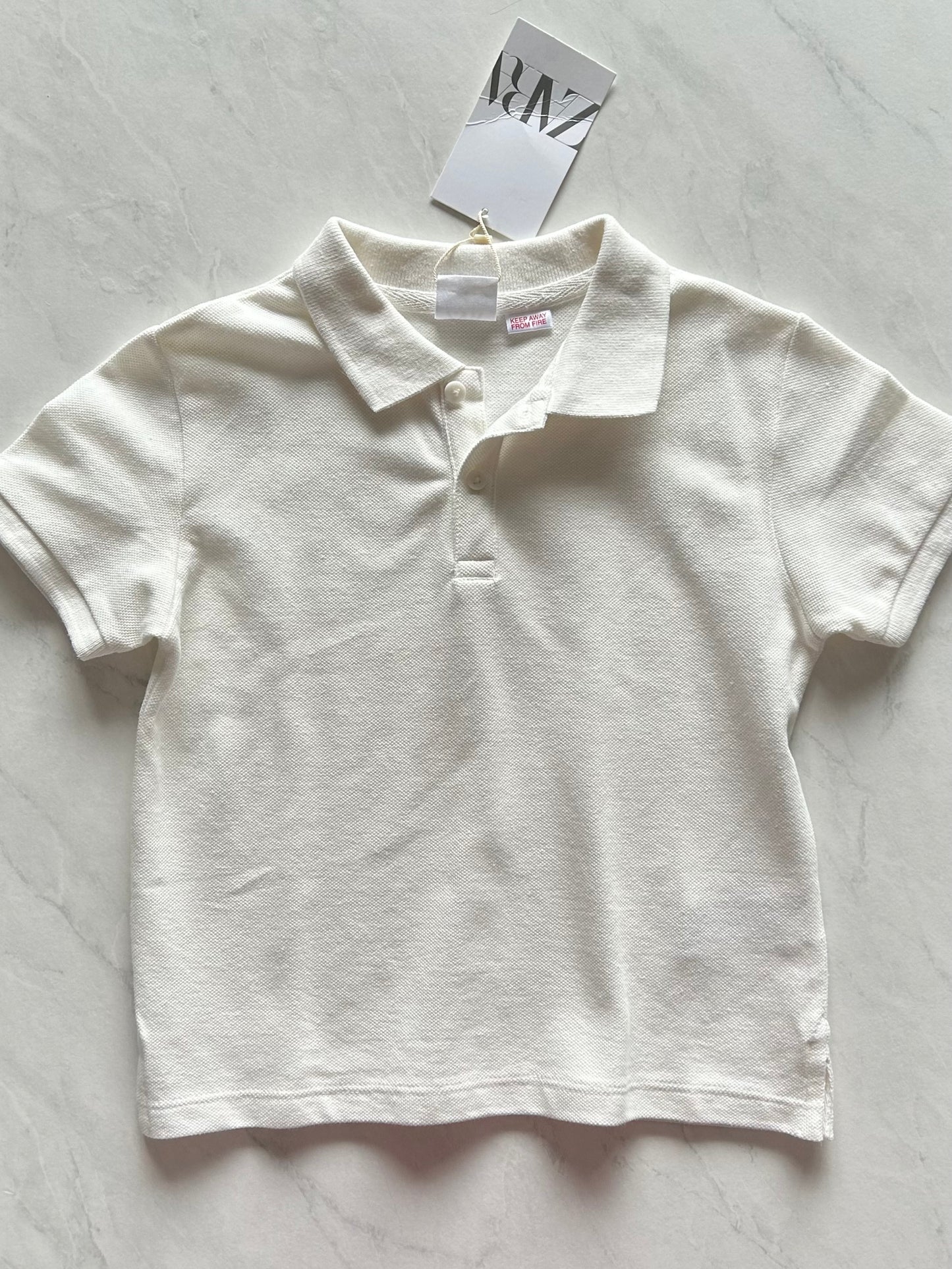 NEUF T-shirt polo - Zara - 3-4 ans