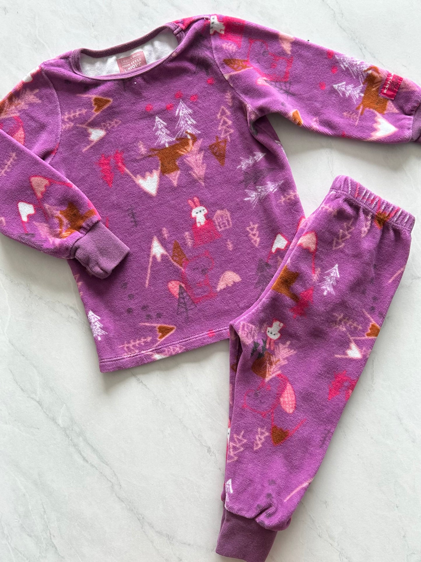 Pyjama 2 pièces - Souris mini - 12-18 mois