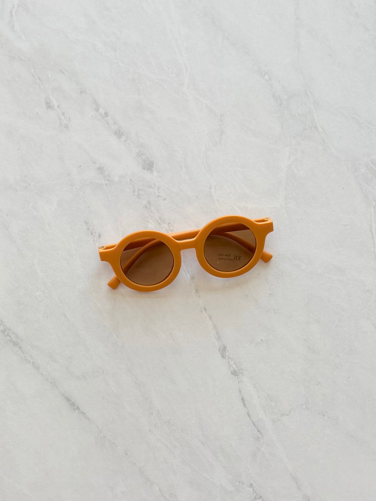 Lunette de soleil ronde - Jaune