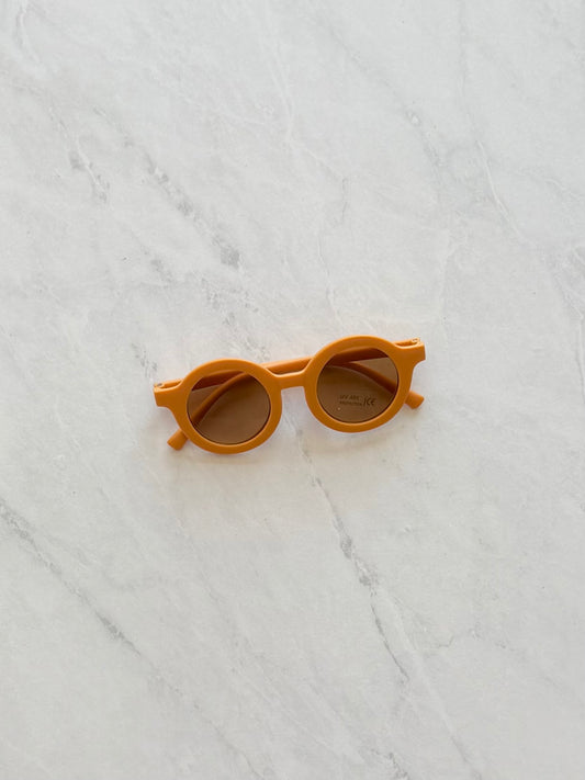 Lunette de soleil ronde - Jaune