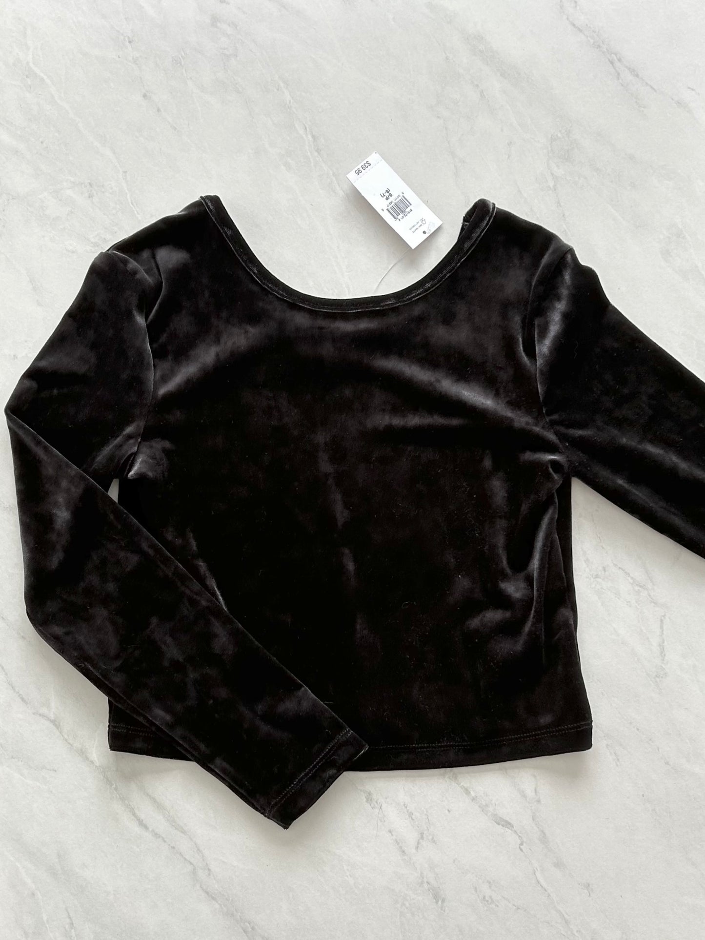 NEUF Haut crop en velours - Gap - 6-7 ans