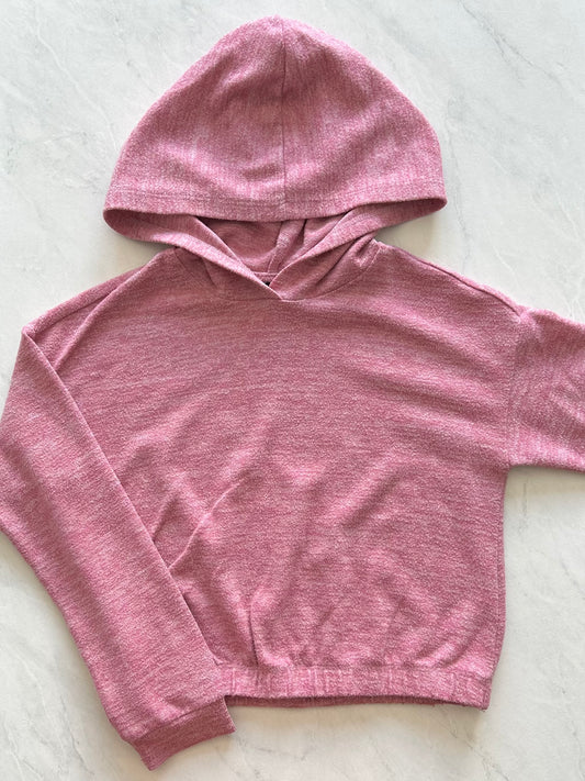 Chandail à capuchon « crop » - Tag - 6 ans (légèrement mousseux)