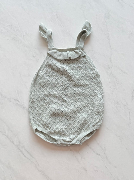Barboteuse en mailles - Zara - 1-3 mois