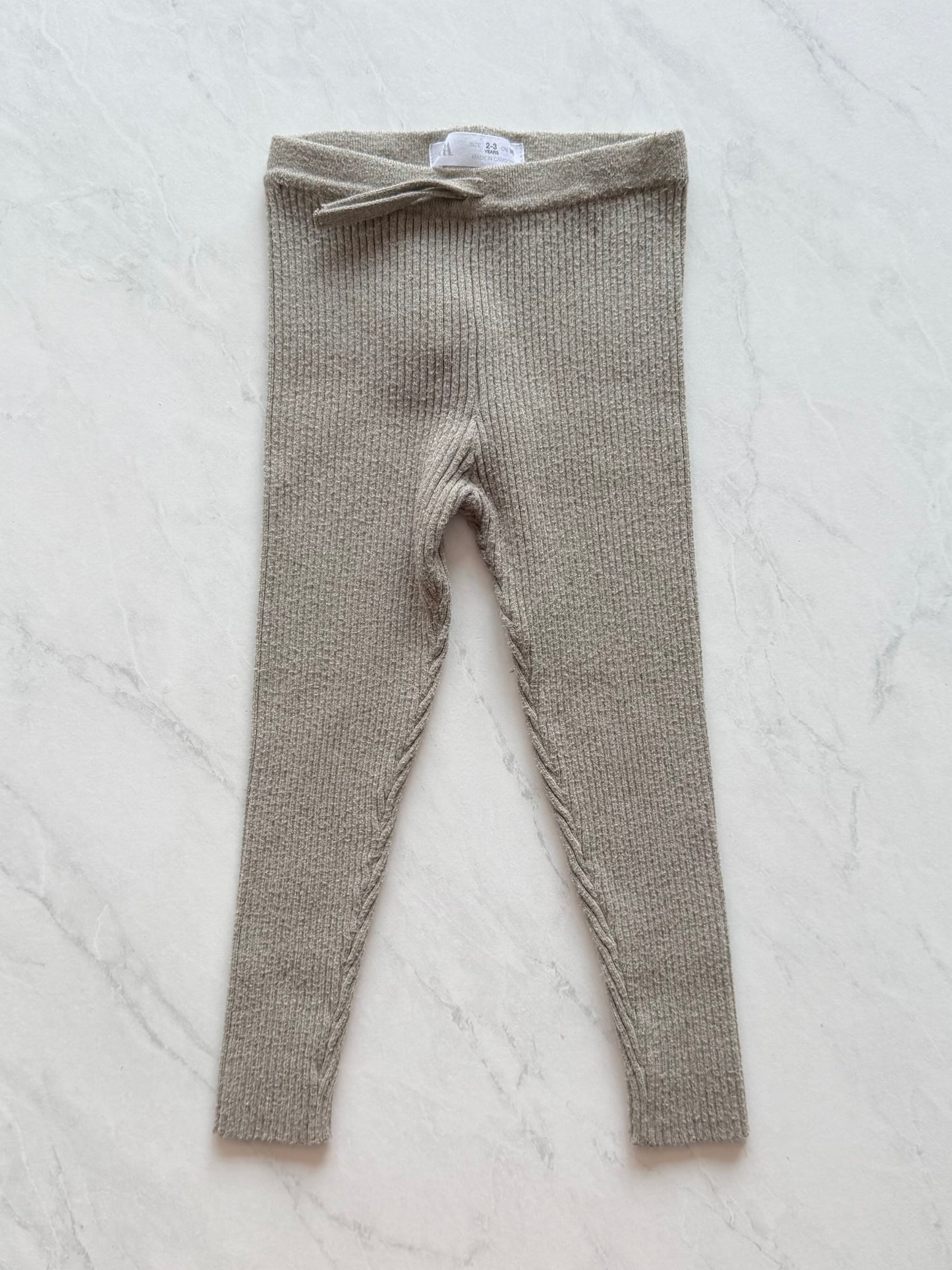 Legging en mailles - Zara - 2-3 ans (légèrement mousseux)