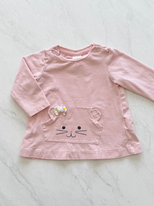 Chandail manches longues - H&M - 2-4 mois