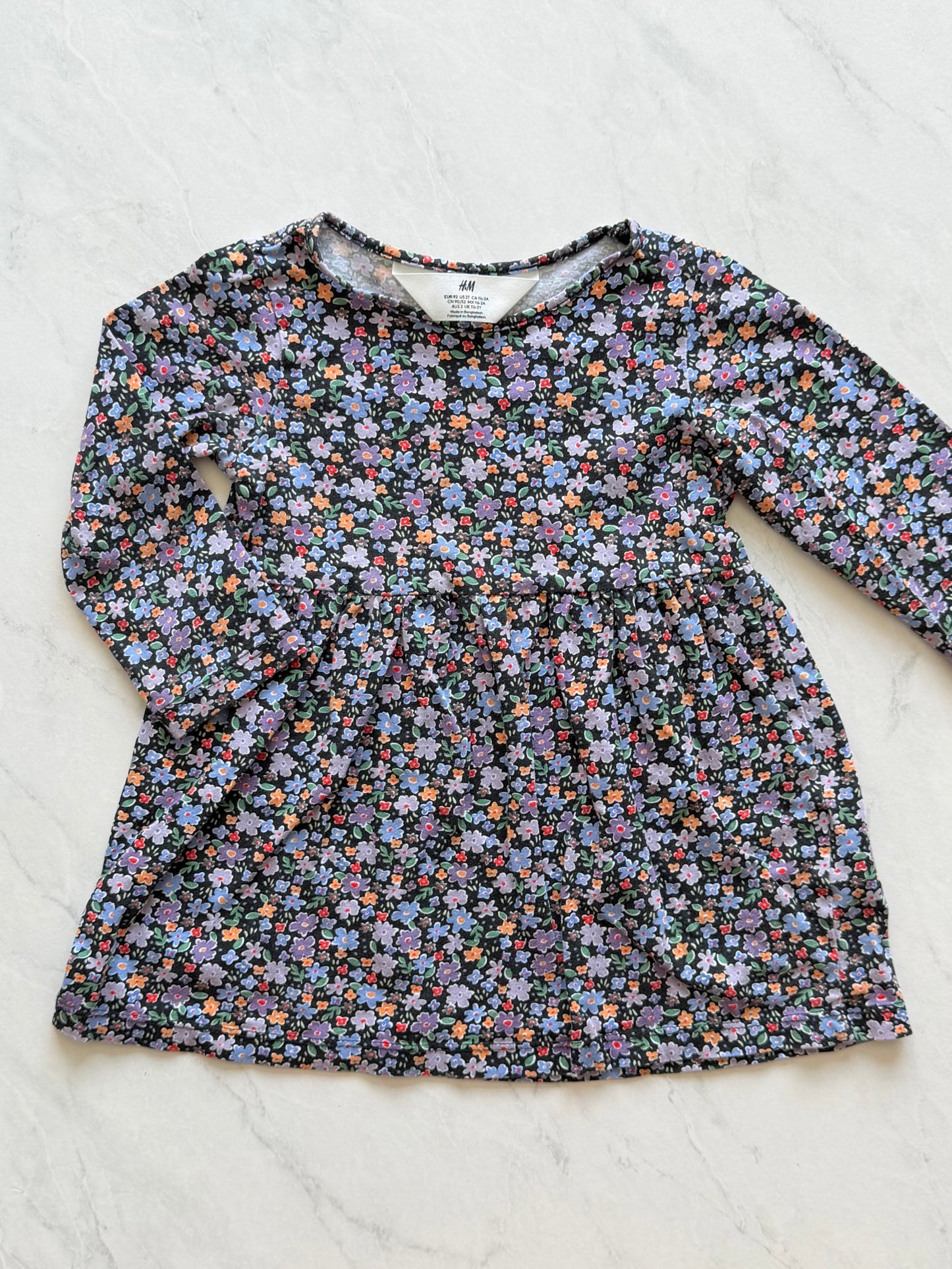 Robe manches longues - H&M - 18-24 mois