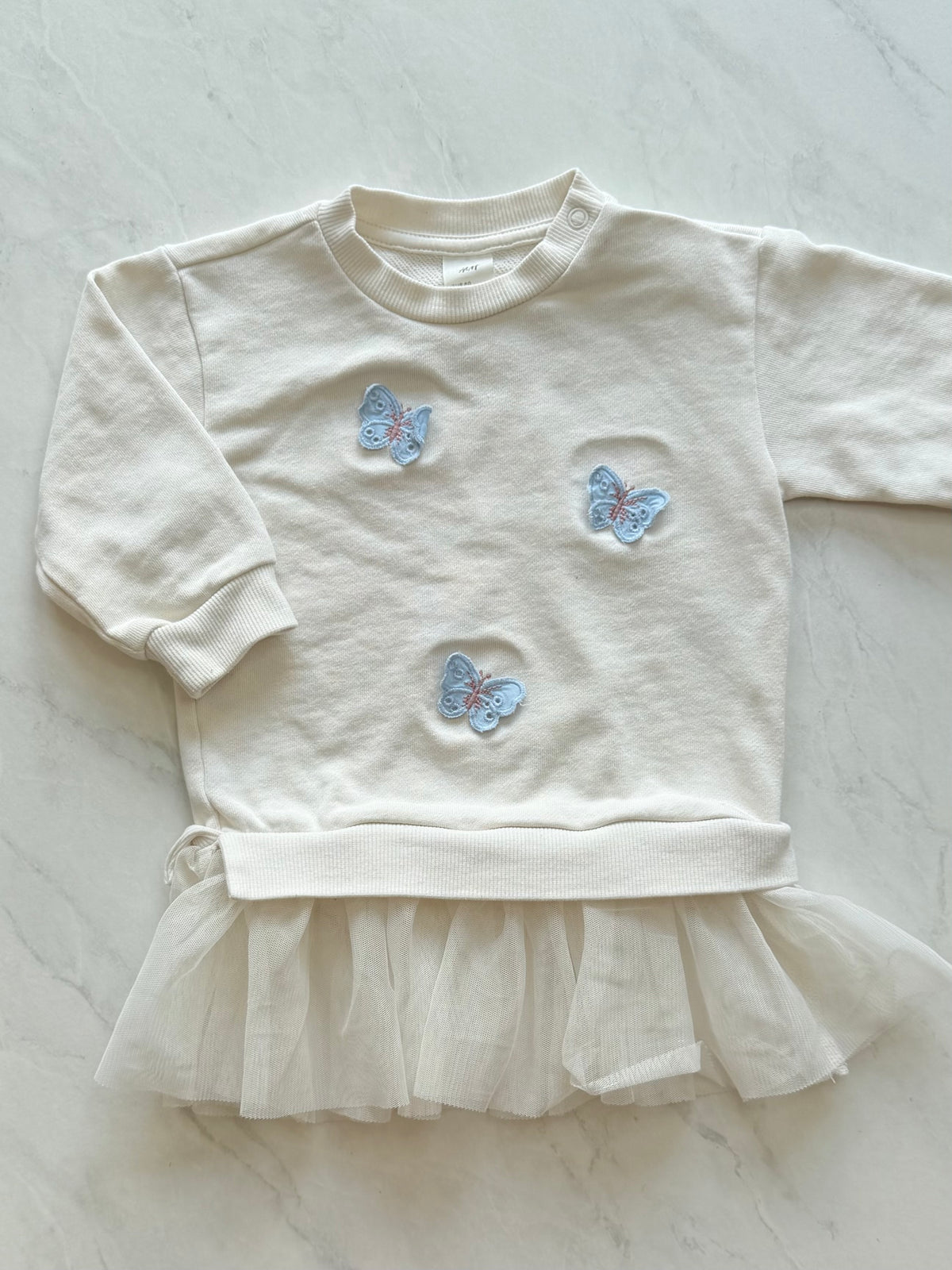 Tunique en coton ouaté - H&M - 9-12 mois