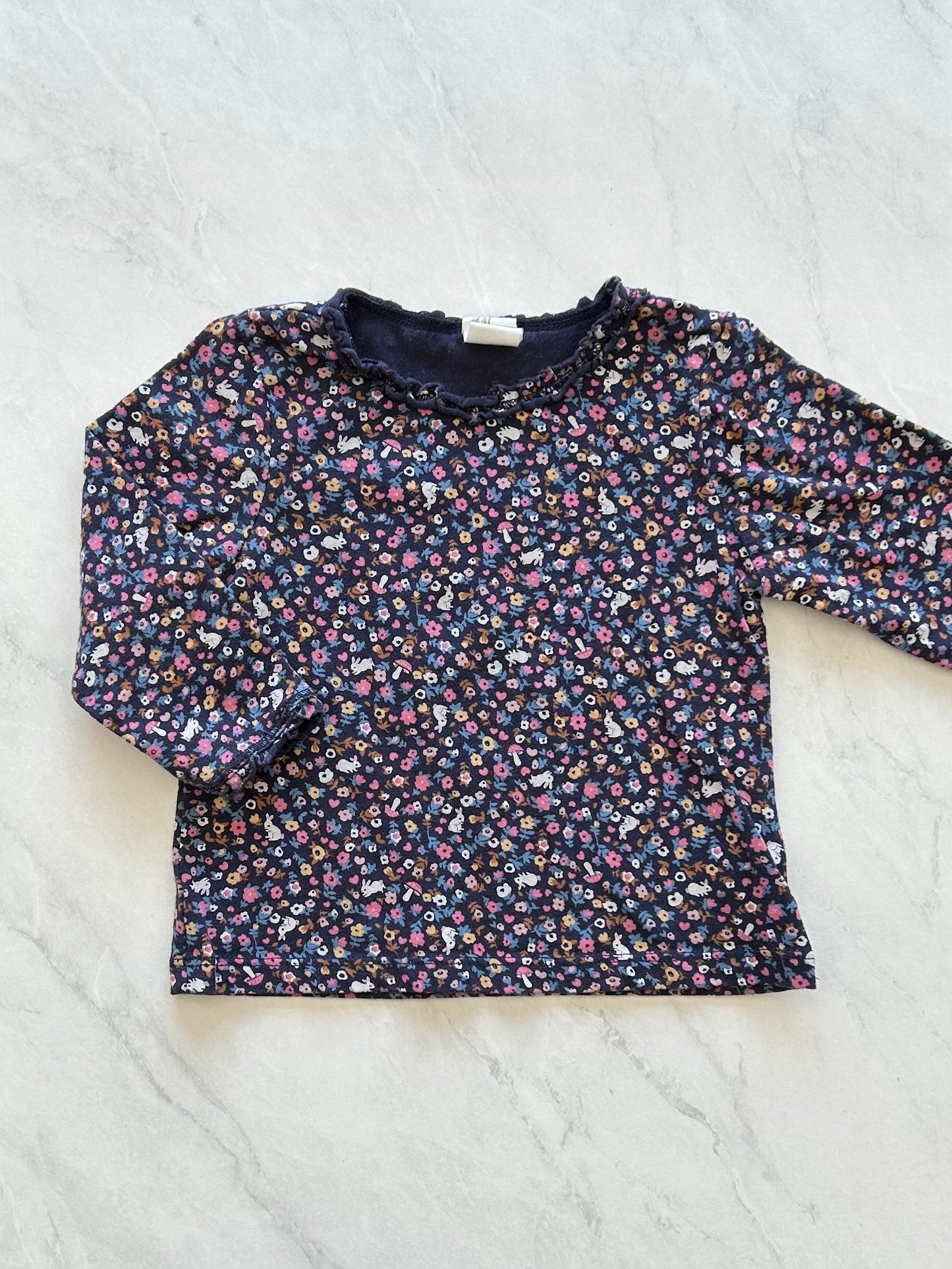 Chandail manches longues - H&M - 6-9 mois