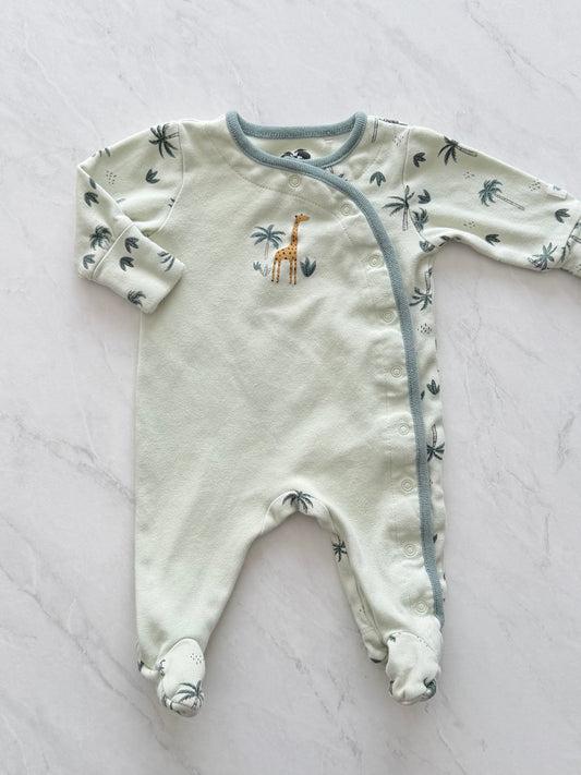 Pyjama à pattes - Trois moutons - 3 mois