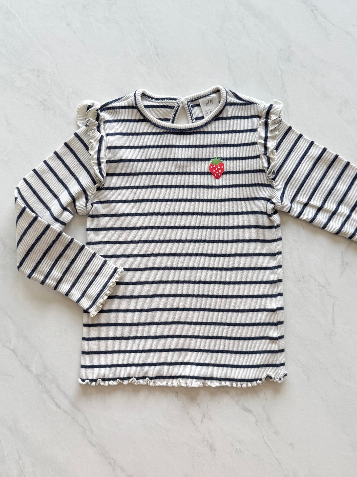 Chandail côtelé - H&M - 2-3 ans