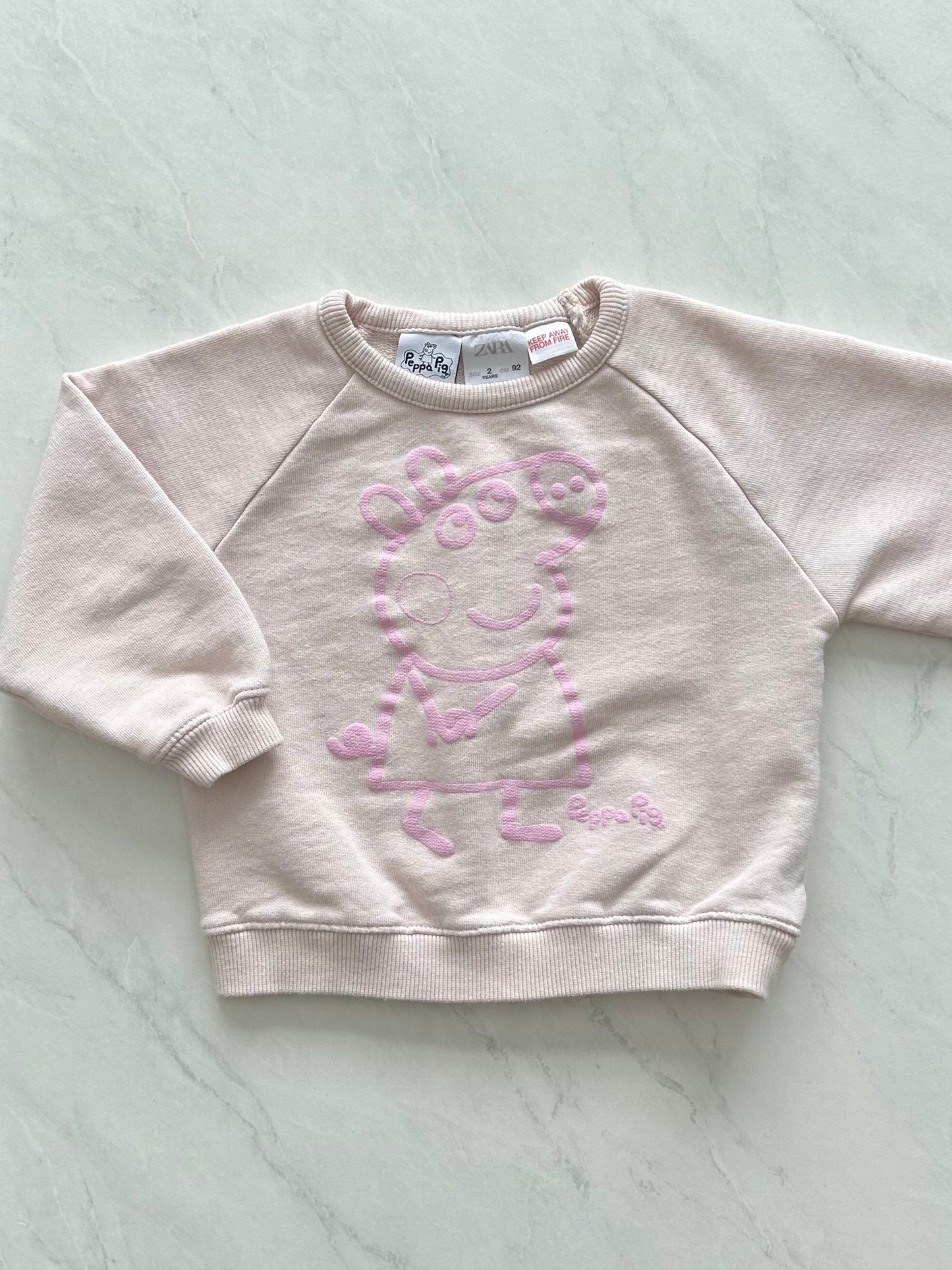 *Imparfait* Crewneck - Zara X Peppa Pig - 2 ans