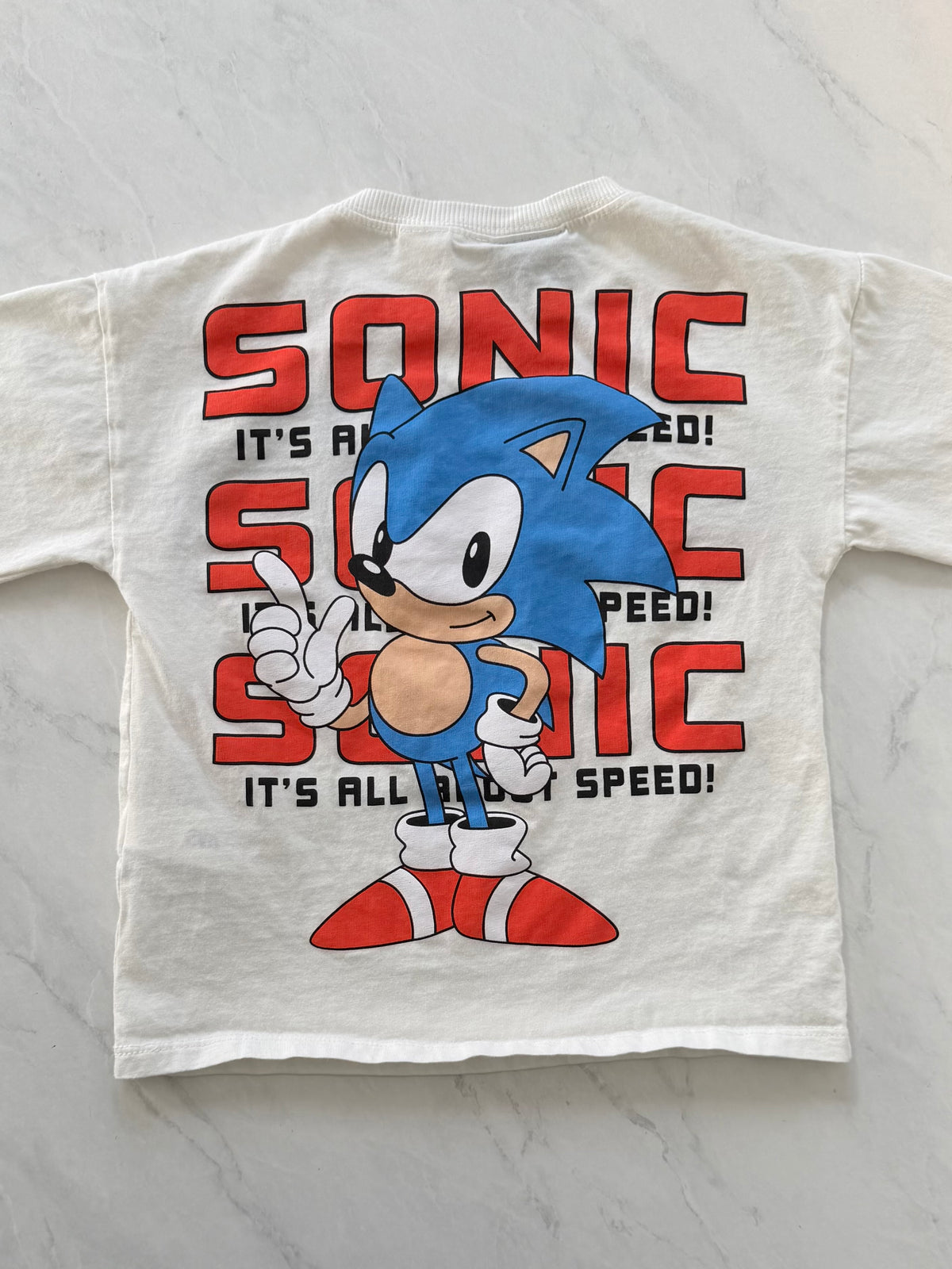 *Imparfait* Chandail manches longues - Zara X Sonic - 5 ans