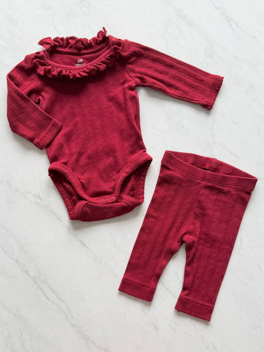 Ensemble 2 pièces - H&M - 1-2 mois