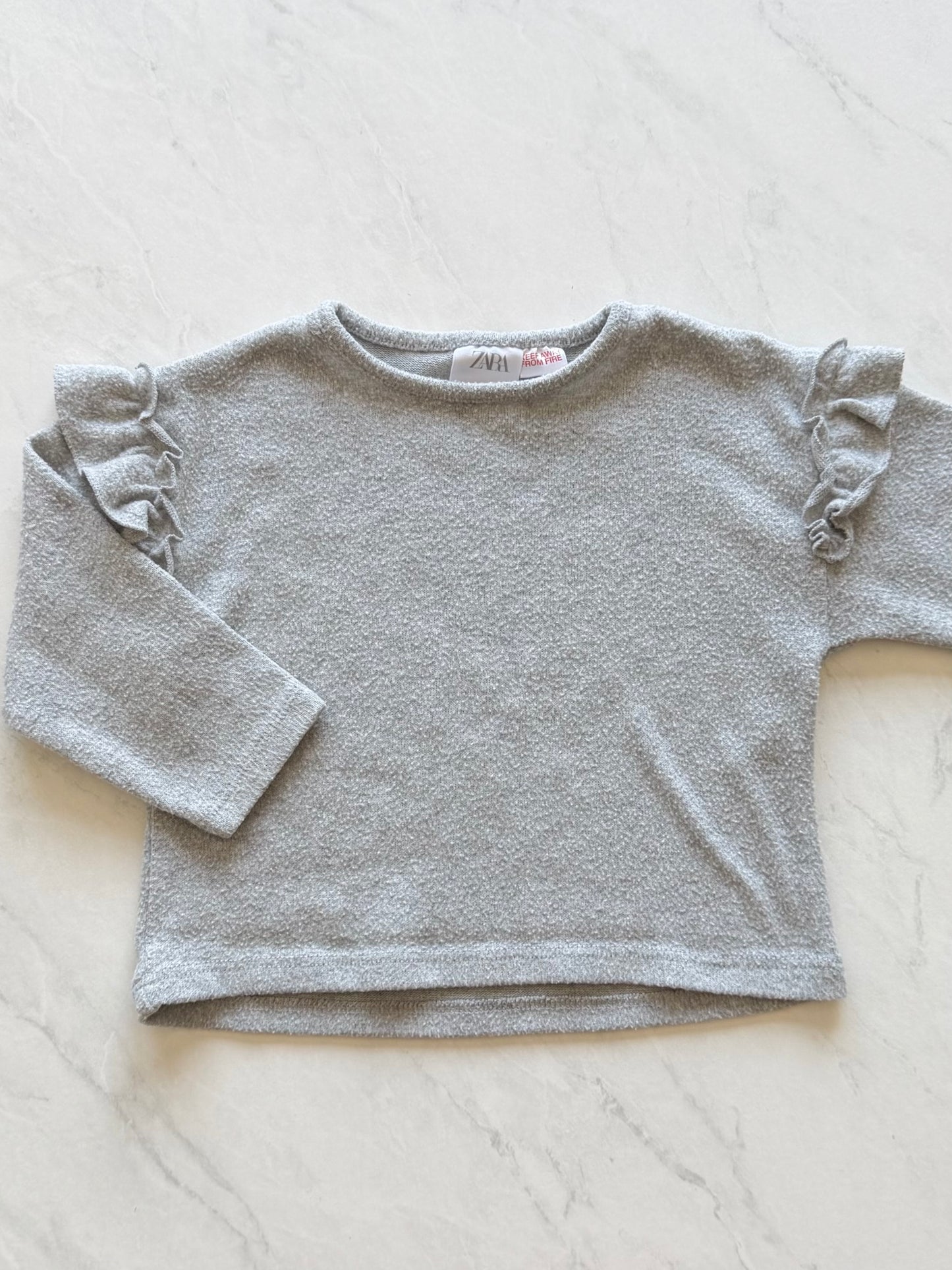 Chandail en tissu doux - Zara - 12-18 mois (mousseux)