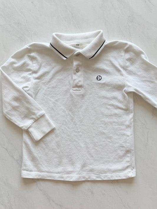 Chandail polo manches longues - H&M - 2-4 ans