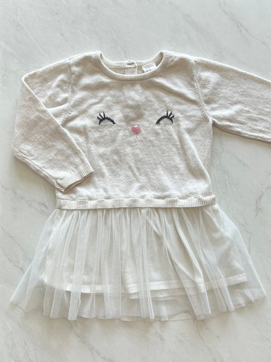 Robe manches longues - H&M - 12-18 mois