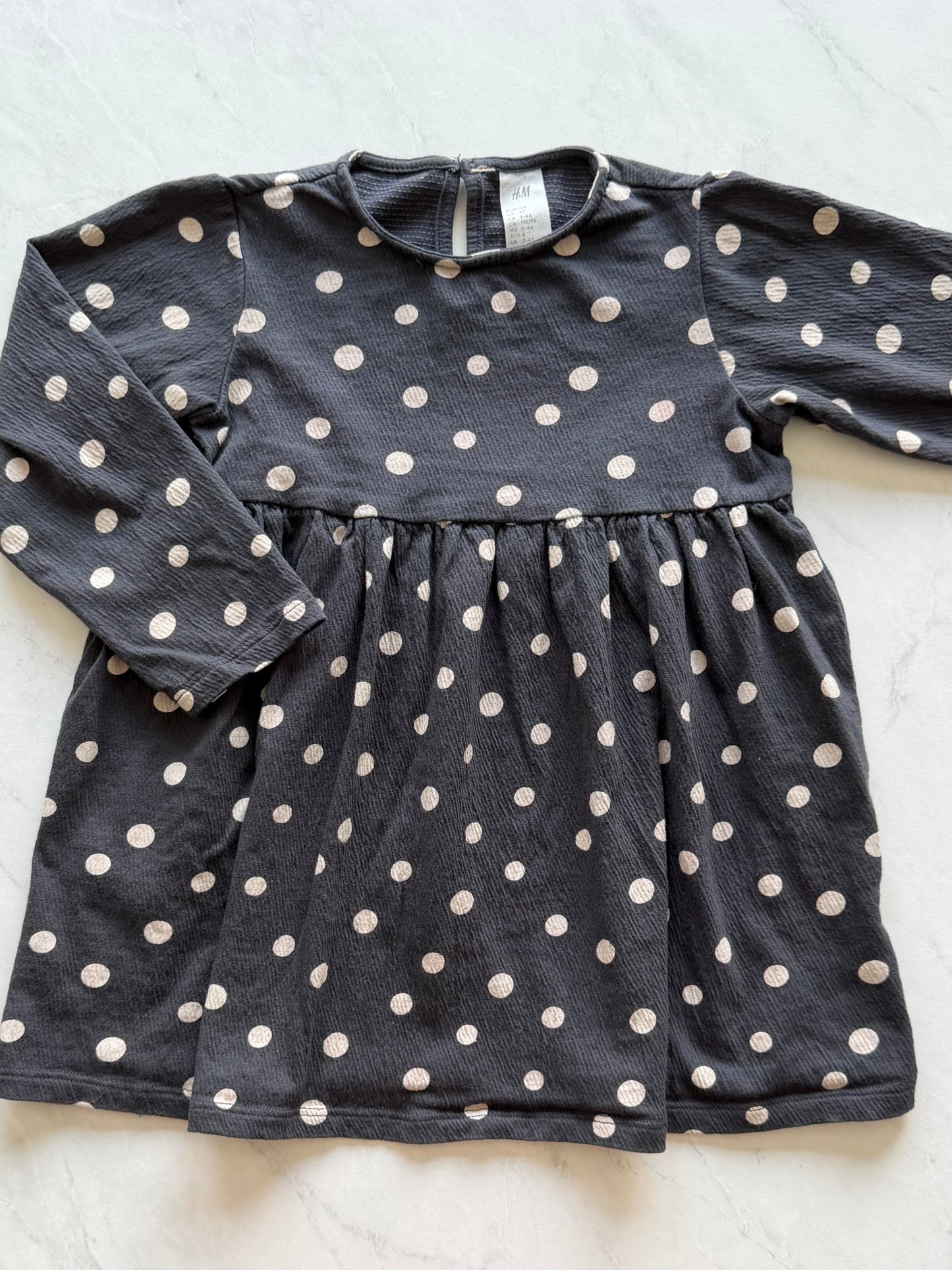 Robe manches longues - H&M - 3-4 an