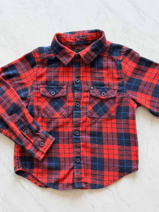 Chemise - QuickSilver - 4 ans (légèrement mousseux)