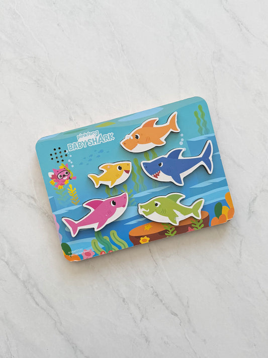 *Imparfait* Casse tête musical en bois Baby Shark