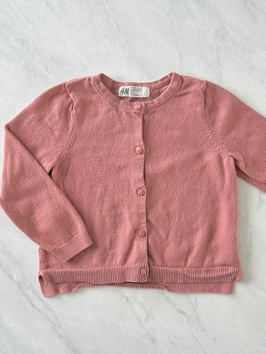 Cardigan - H&M - 2-4 ans (légèrement mousseux)