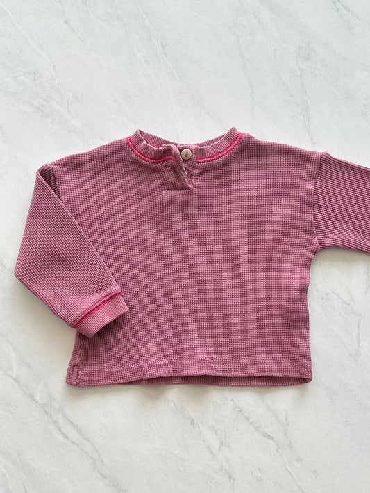 Chandail en tissus gaufré - Zara - 6-9 mois