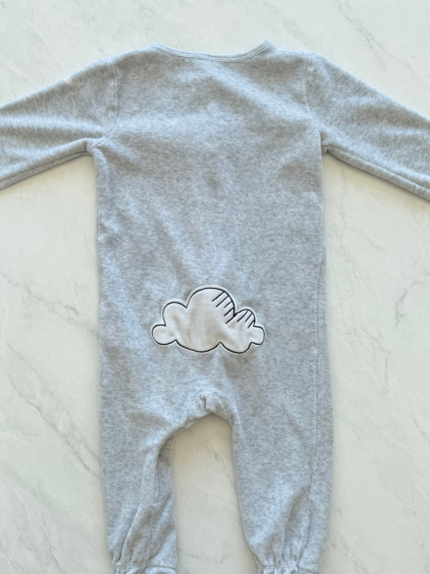 *Imparfait* Pyjama à pattes en velours - Petit Lem - 12 mois