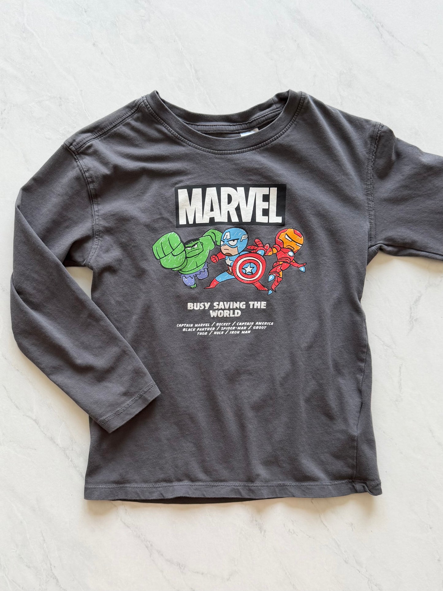 Chandail manches longues - H&M X Marvel - 4-6 ans