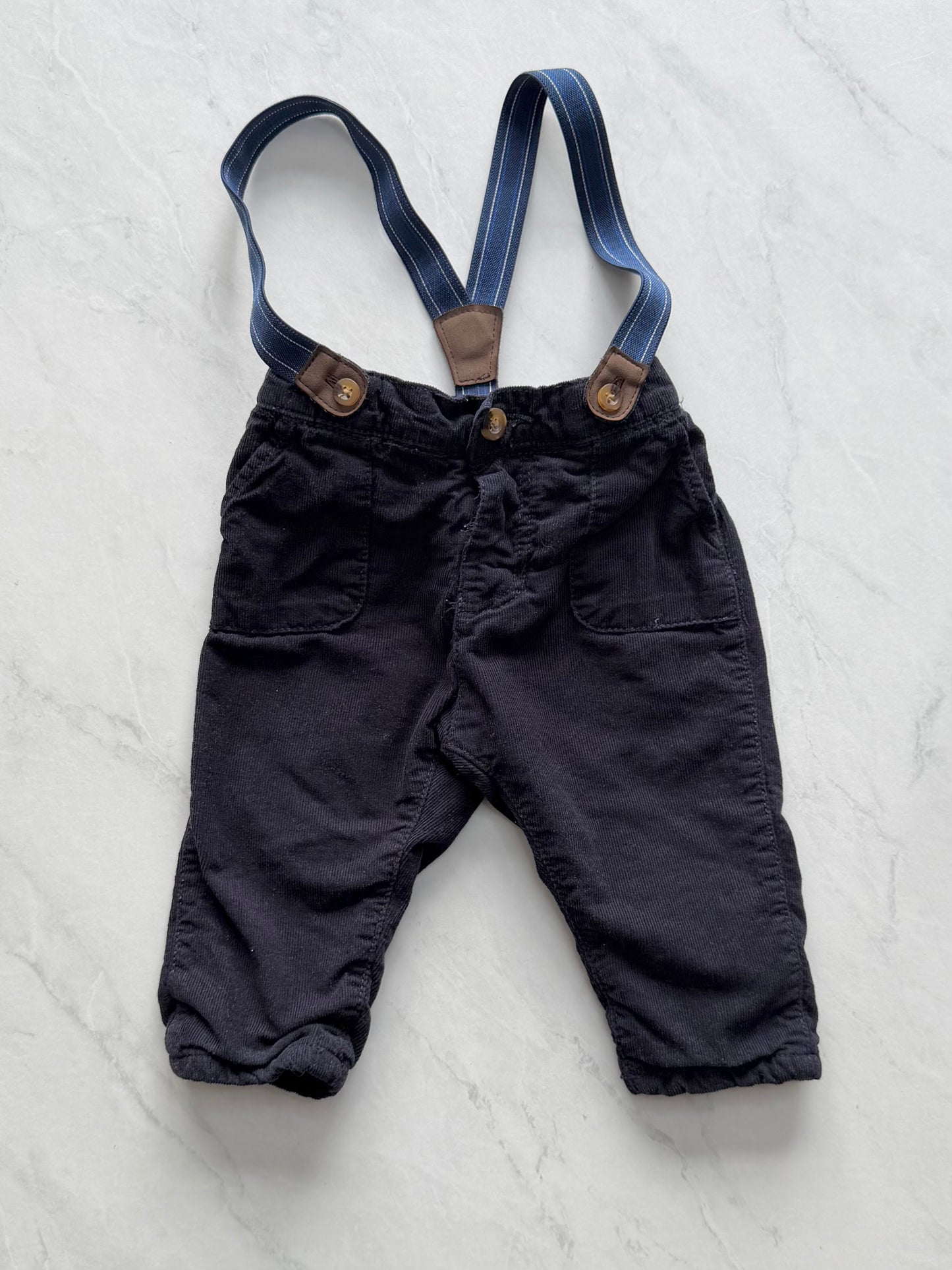 Pantalon à bretelles - H&M - 4-6 mois