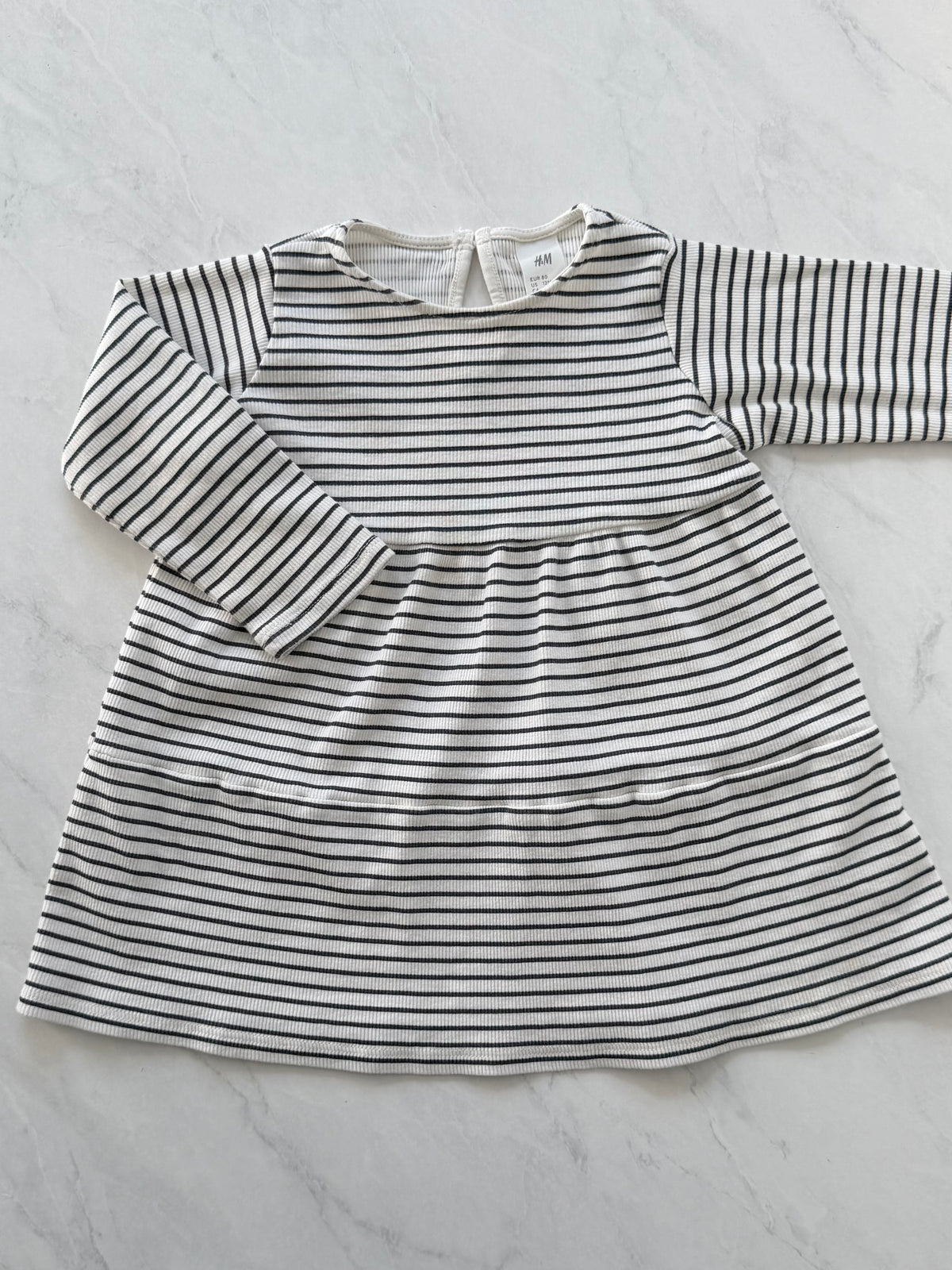 *Imparfait* Robe manches longues - H&M - 9-12 mois