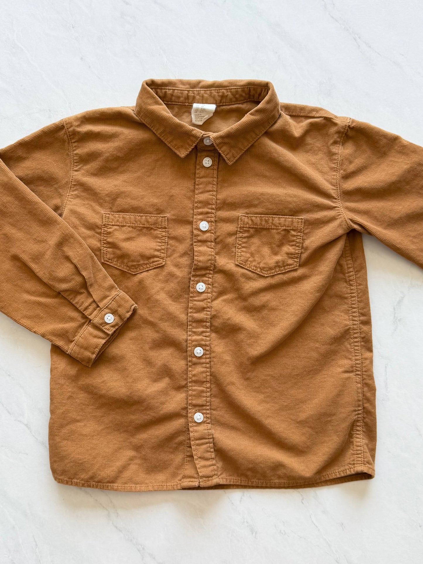 Chemise en corduroy - H&M - 3-4 ans