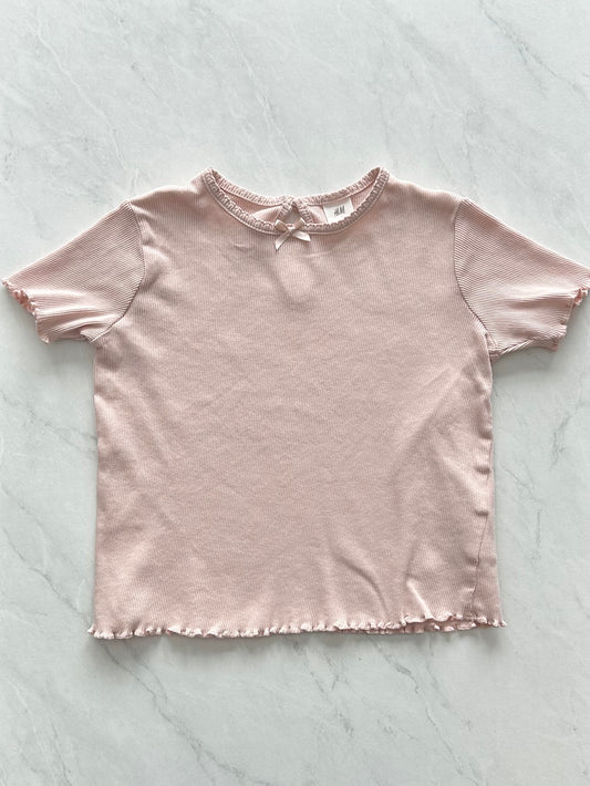 T-shirt côtelé - H&M - 3-4 ans