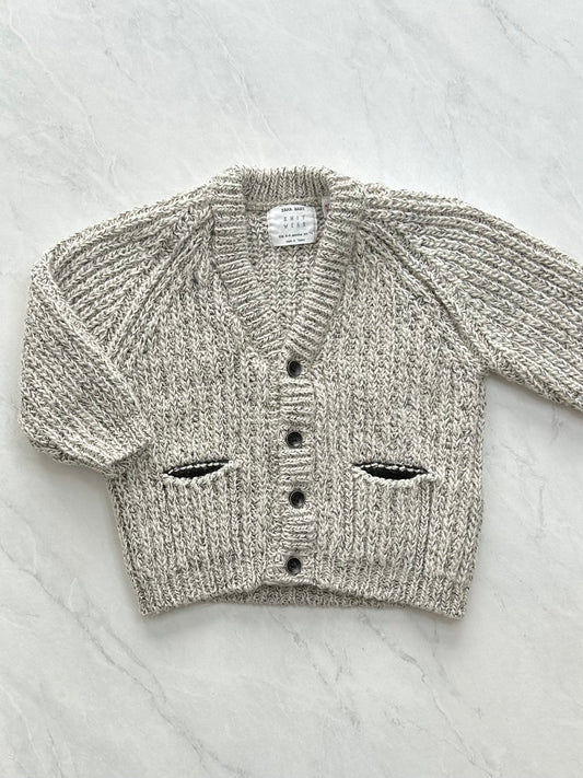 Veste en mailles - Zara - 6-9 mois