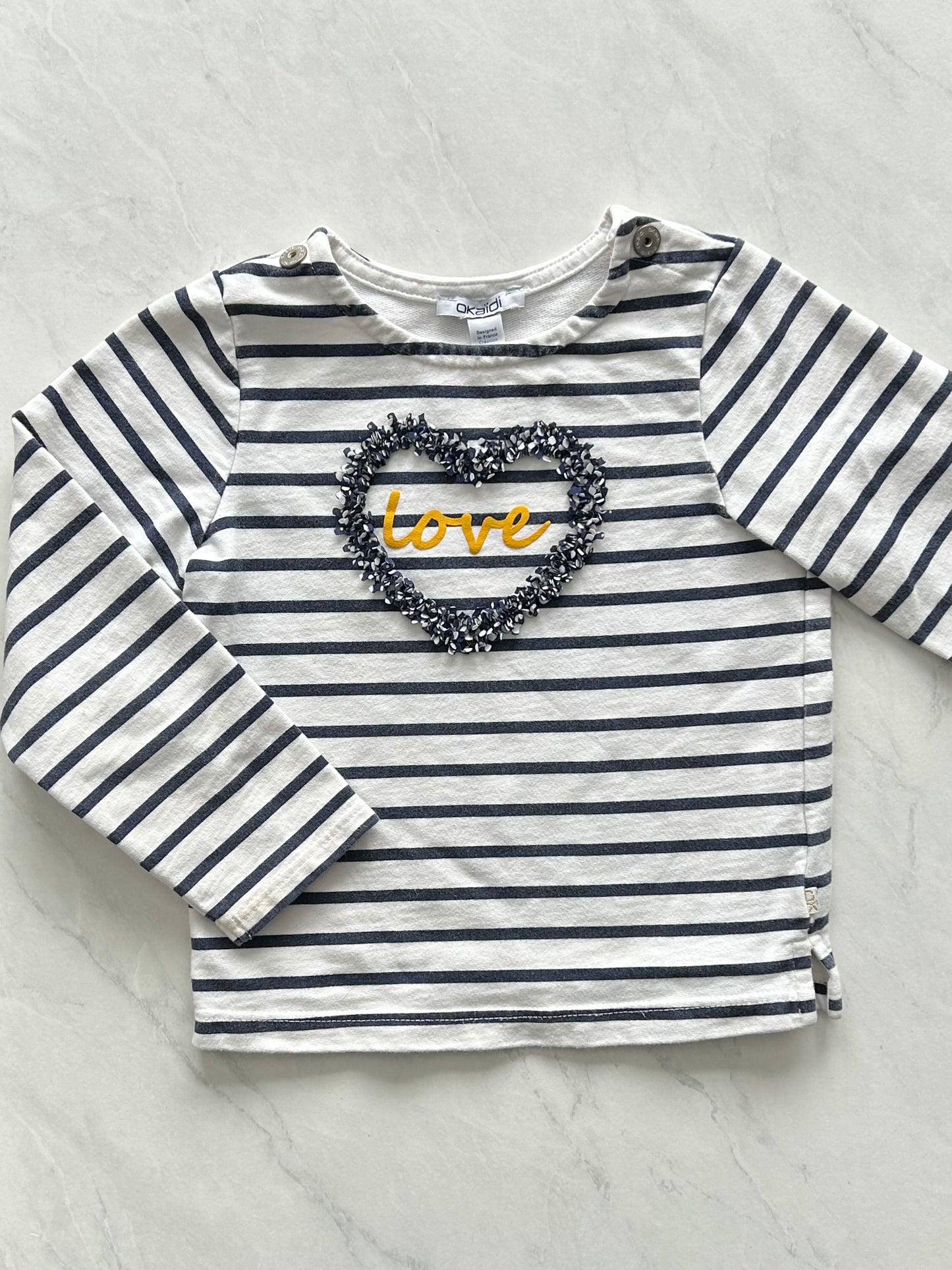 *Imparfait* Chandail manches longues - Okaidi - 5 ans